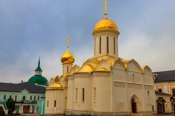 Trinity Cathedral of Trinity Lavra of St. Sergius in Sergiev Posad, Russia