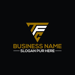 Initial letter TFC Logo Template Design and Creative Modern Trendy Typography