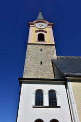 Fototapeta na wymiar Saint Andreas church in Teisendorf in Germany