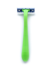 Razor for hair removal on white background