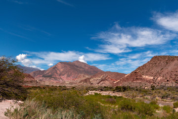 Camino entre Salta y Cafayate Argentina