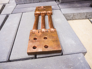 electrical connector made of copper