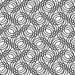 Design seamless monochrome decorative pattern