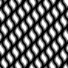 Design seamless monochrome pattern