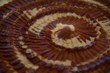  sliced ​​iberico ham image