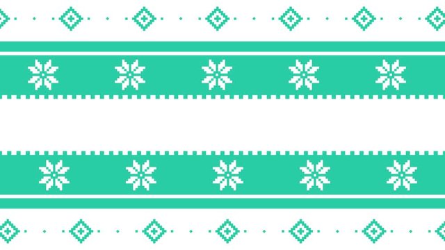 Traditional Lapland vector pattern, Sami people folk art design, traditional knitting and embroidery Nordic, Scandinavian retro ornaments from Norway, Sweden, Finland, Ukraine, Poland and Russia.