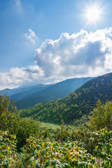 view from the road leading to the top of Giewont