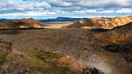 landmannalaugar iceland, lava Field