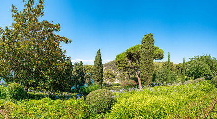 Spain. Girona province. Lloret de mar resort. Santa Clotilde Gardens