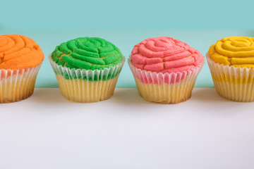 Manteconcha Mexican concha cupcake dessert
