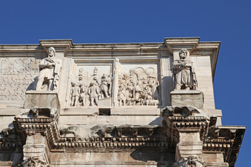 Arch of Septimius Severus in Rome Italy