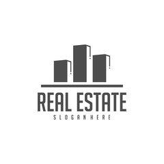 Building Idea logo template, Modern City logo designs concept, Real Estate logo Vector Illustration