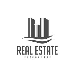 Building Idea logo template, Modern City logo designs concept, Real Estate logo Vector Illustration