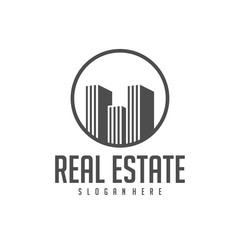 Building Idea logo template, Modern City logo designs concept, Real Estate logo Vector Illustration