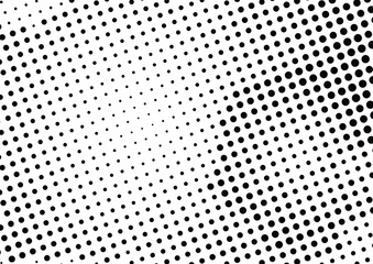 Abstract halftone dotted background. Monochrome grunge pattern with dot and circles.  Vector modern pop art texture for posters, sites, business cards, cover, postcards, labels, stickers layout.