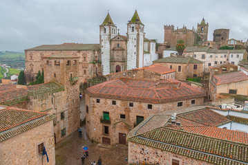 Medieval town of Trujillo in Extremadura, Spain