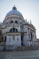 The Basilica Santa Maria della Salute in Venice, Italy