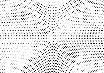 Fototapeta premium Abstract halftone dotted background. Monochrome pattern with dot and circles. Vector modern pop art texture for posters, sites, business cards, cover postcards, interior design, labels, stickers.
