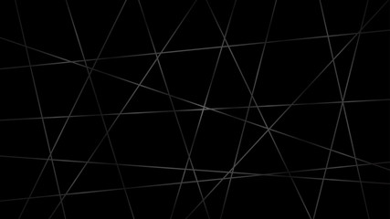 Abstract dark background of intersecting lines in gray colors