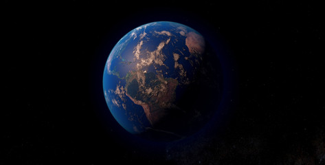 Fototapeta na wymiar The Picture Of Earth Planet