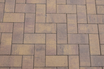 Background from paving slabs. Texture, background of paving bricks.