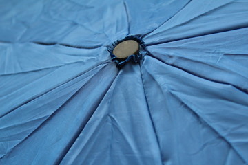 Textura de sombrilla azul