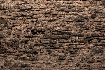 old wall with stones