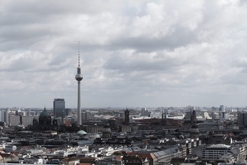 Berlin Fernsehturm Skyline Stadt Deutschland Alex