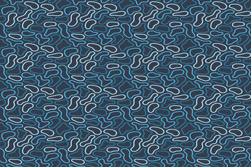 Blue liquid vector seamless pattern.