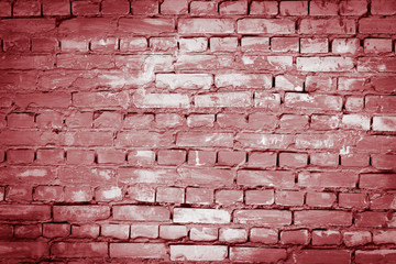 Texture of destroyed brick wall.