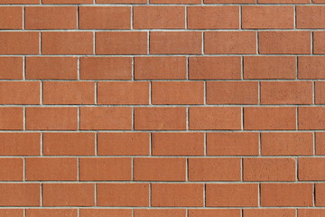 New and clean brick wall for use as background