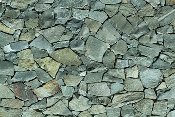 Gray natural stone wall texture