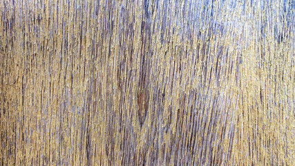 Brown grey scratched wooden cutting board. Old natural wooden shabby background close up. Wood texture.
