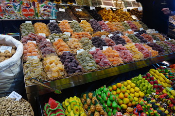 sweets in the market