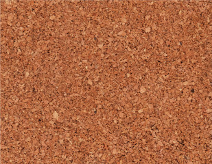 Advertising banner with brown texture corkwood.