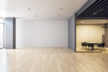 Minimalistic spacious office interior