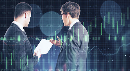 Teamwork and trade concept