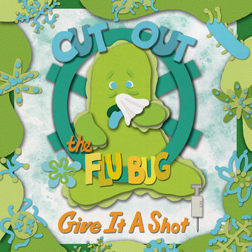 Flu Bug with border