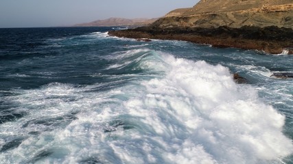 mountains and cliffs that are bathed by the Atlantic Ocean