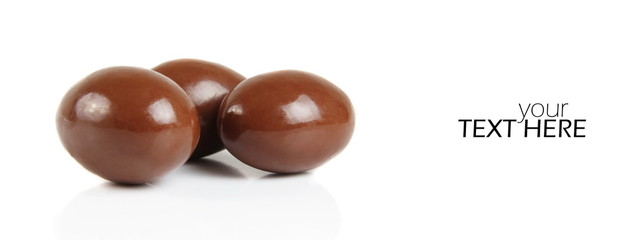 Chocolate with the copy space