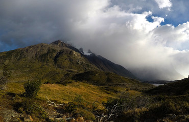 Valley en route to Torres del Paine