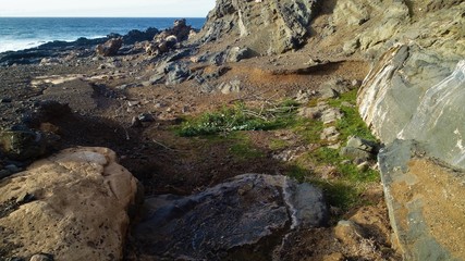 mountains and cliffs that are bathed by the Atlantic Ocean