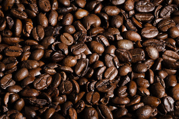 Kaffee Röstkaffee geröstete Kaffebohnen Kaffeebohne Hintergrund