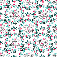 Christmas flower pattern33