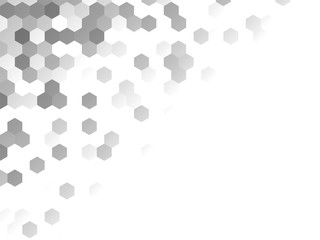 Honeycomb grey background. Vector illustration for card