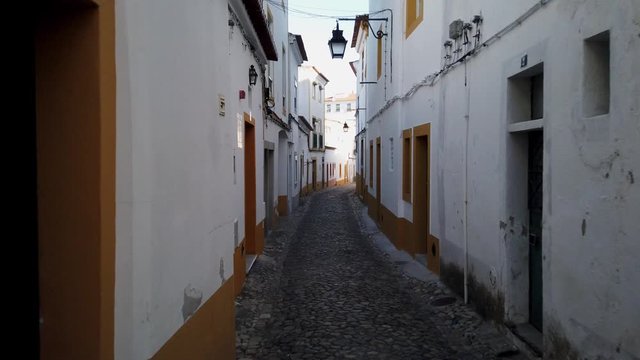 View of Evora city in Alentejo portugal