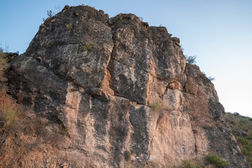 Stone walls in the Alpujarra.