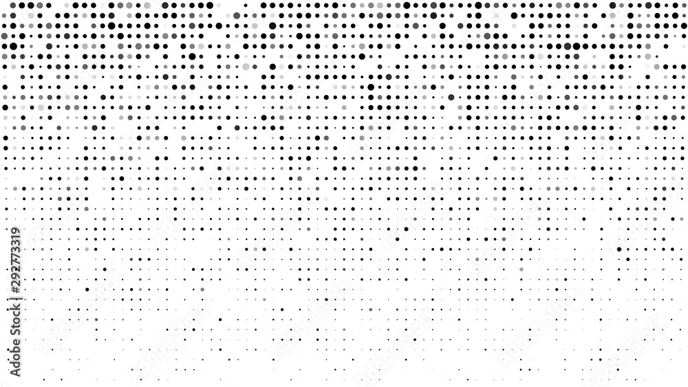 Poster Abstract glitch background. Vector particle pattern. Abstract halftone background.