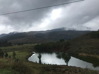 lake in mountains