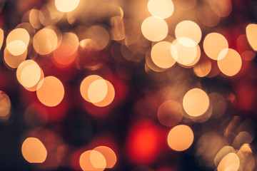 Fototapeta premium Christmas bokeh light abstract holiday background